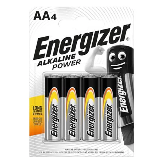 Elem, AA ceruza, 4 db, ENERGIZER "Alkaline Power"