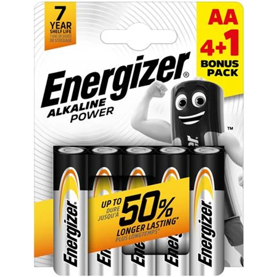 Elem, AA ceruza, 4+1 db, ENERGIZER 