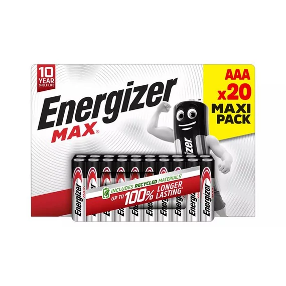 Elem, AAA mikro, 20 db, ENERGIZER 