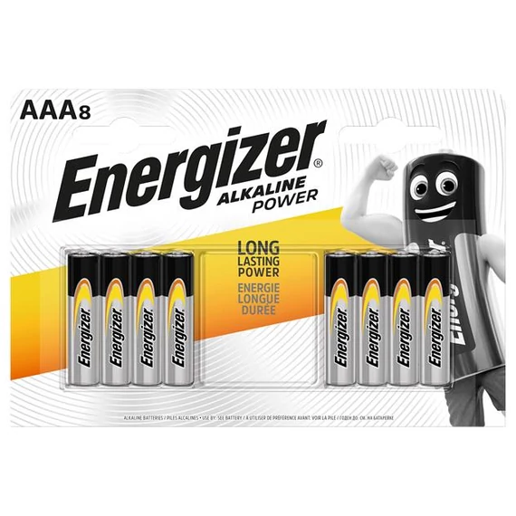 Elem, AAA mikro, 8 db, ENERGIZER 