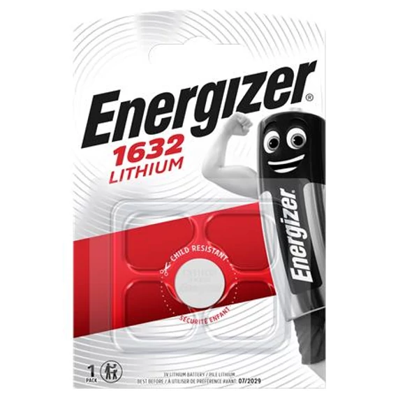 Gombelem, lítium, CR1632, 1 db, ENERGIZER