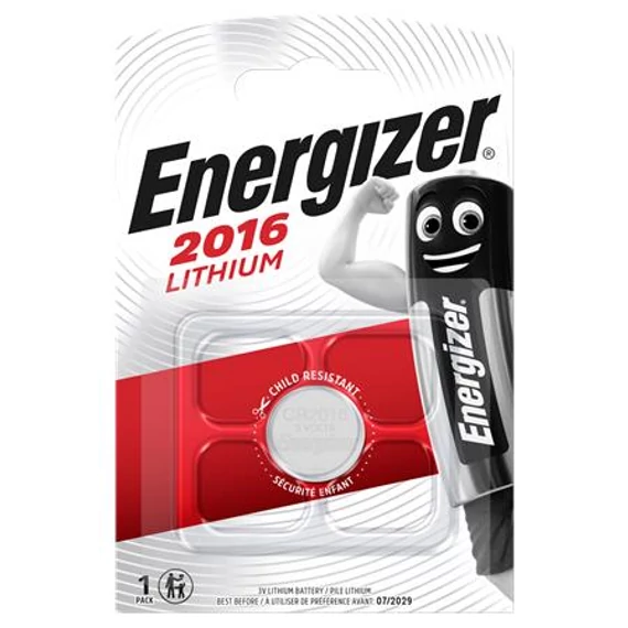 Gombelem, CR2016, 1 db, ENERGIZER