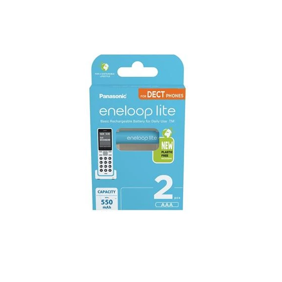 Panasonic Eneloop BK-4LCCE/2DE AAA 550mAh mikro ceruza akku 2db/csomag