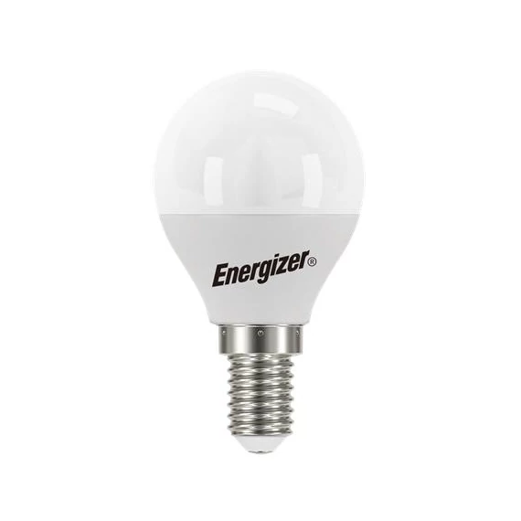 LED izzó, E14, golf gömb, 4,9W (40W), 470lm, 3000K, ENERGIZER