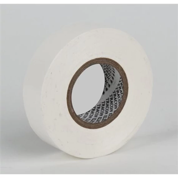 PVC szigetelőszalag, 20 m x 18 mm, fehér
