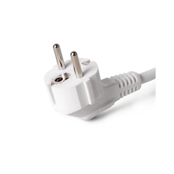 Elosztósor, 4 aljzat, 1,5 m, USB, kapcsolóval, ENTAC, fehér