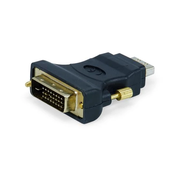 Adapter, HDMI-DVI (F/M) átalakító, EQUIP