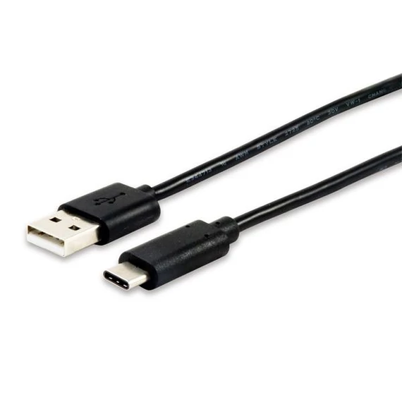 Átalakító kábel, USB-C-USB 2.0, 1m, EQUIP