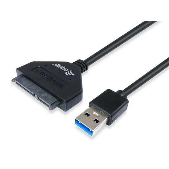 Átalakító kábel, USB 3.2 - SATA átalakító, 0,5 m, EQUIP