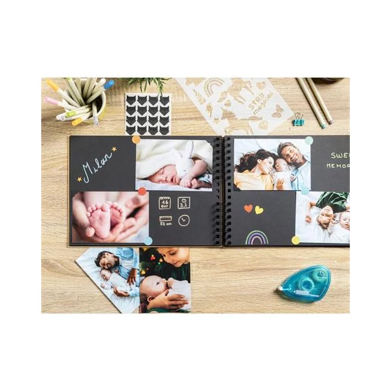 Kreatív scrapbook készlet, EXACOMPTA 