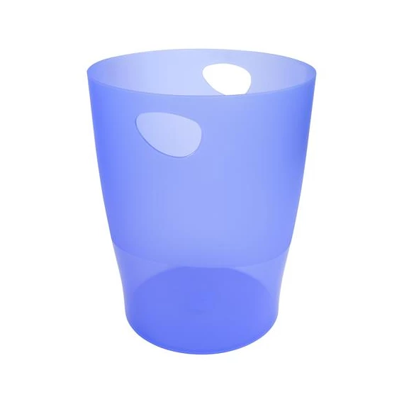 Papírkosár, 15 l, PP, EXACOMPTA "Linicolor", jégkék