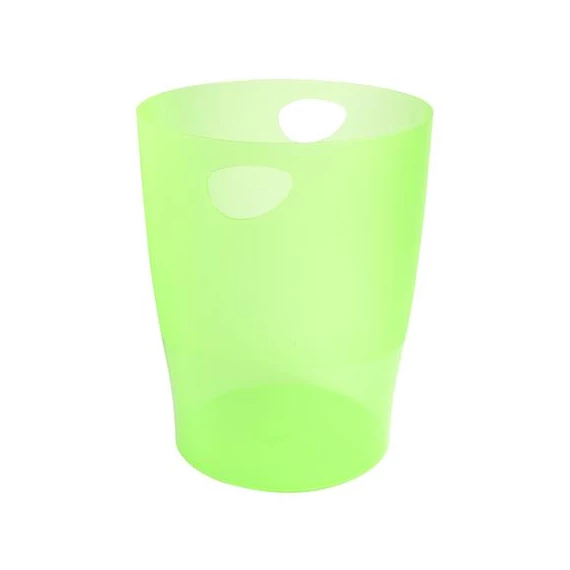 Papírkosár, 15 l, PP, EXACOMPTA "Linicolor", almazöld