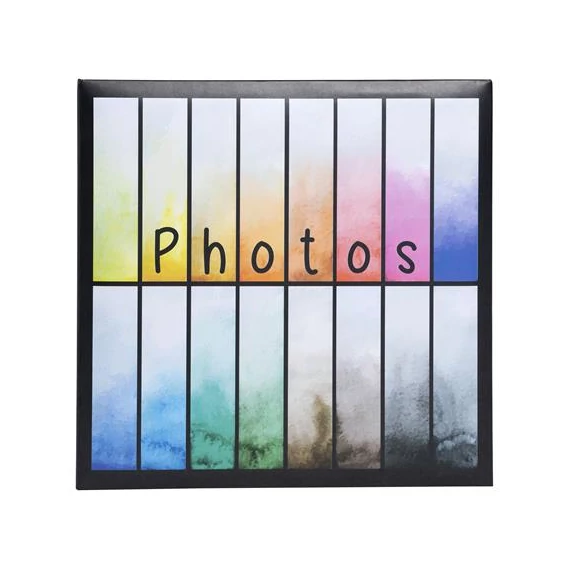 Fotóalbum, 22,5x22 cm, 50 lap, EXACOMPTA "Rainbow"