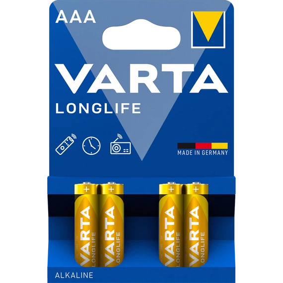 Elem, AAA mikro, 4 db, VARTA "Longlife"