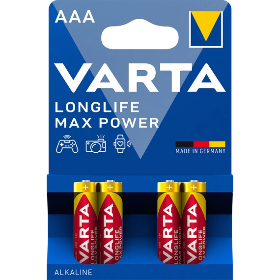 Elem, AAA mikro, 4 db, VARTA "Longlife Max Power"