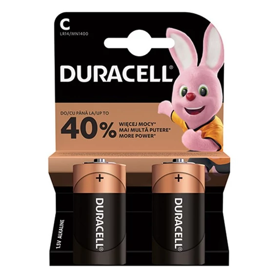 Elem, C baby, 2 db, DURACELL 