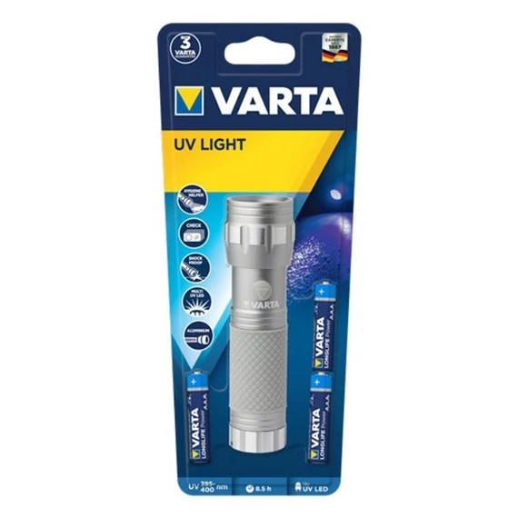 UV pénzvizsgáló lámpa, LED, VARTA 