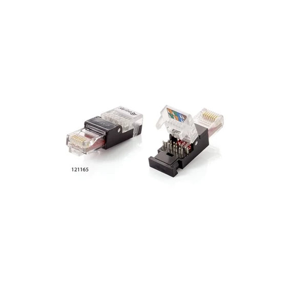 Equip 121165 UTP RJ45 Tool-less dugó, Cat6, 2db/csomag
