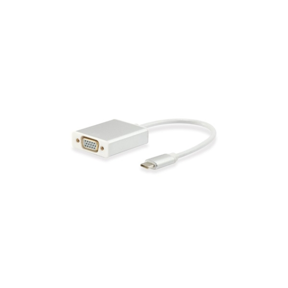 Equip Átalakító Kábel - 133451 (USB-C -gt; VGA átalakító, apa/anya)
