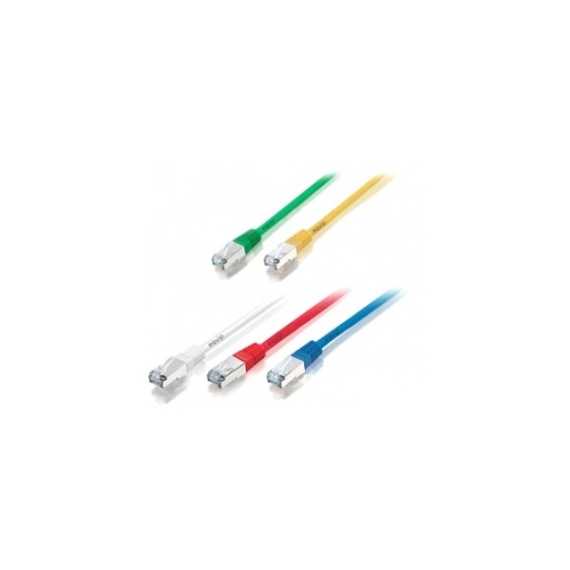 Equip Kábel - 605617 (S/FTP patch kábel, CAT6A, Réz, LSOH, 10Gb/s, fehér, 0,5m)