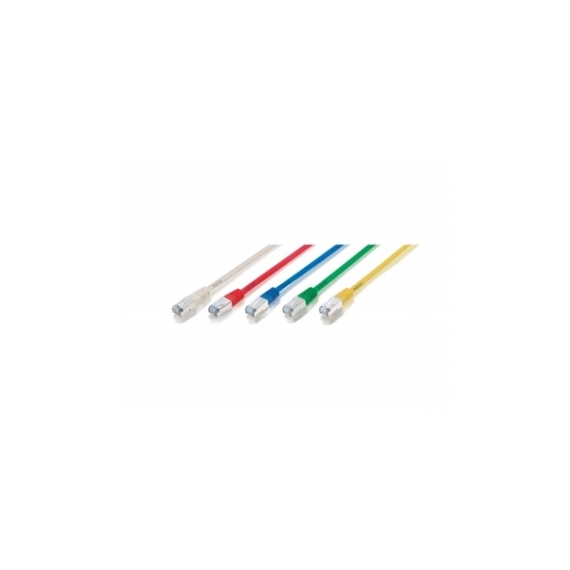 Equip Kábel - 205432 (FTP patch kábel, CAT5e, árnyékolt, kék, 3m)
