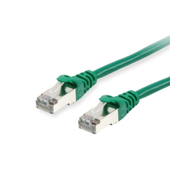 Equip Kábel - 606401 (S/FTP patch kábel, CAT6A, LSOH, PoE/PoE+ támogatás, zöld, 0,25m)