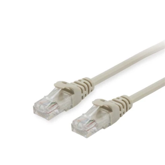 Hálózati kábel, U/UTP, CAT6, 7,5 m, EQUIP, bézs