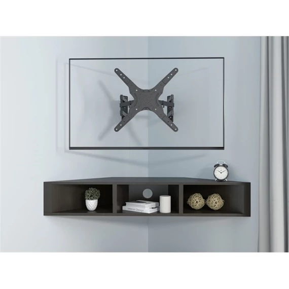 EQuip 23”-55” Full motion Corner TV Wall Mount Bracket Black