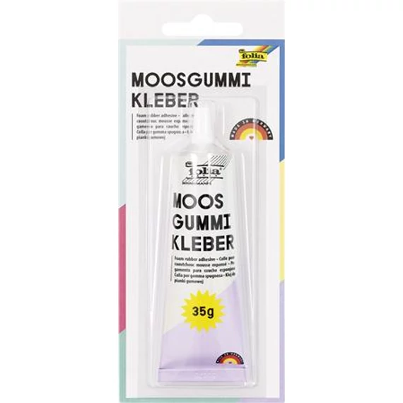 Ragasztó, moosgumihoz, folyékony, 35 g, FOLIA