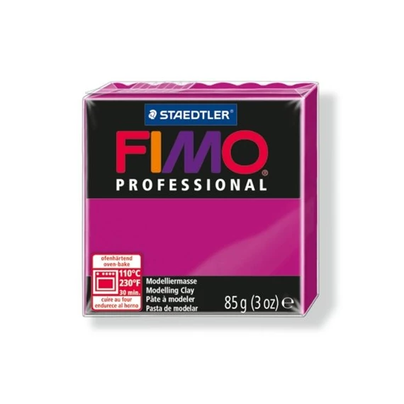 Gyurma, 85 g, égethető, FIMO "Professional", magenta