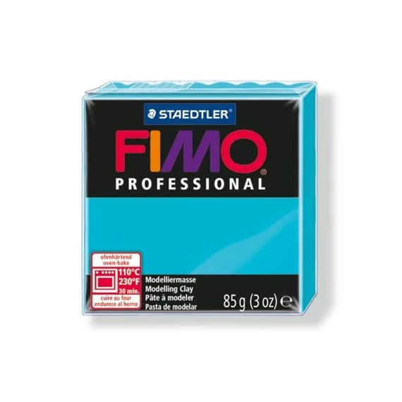 Gyurma, 85 g, égethető, FIMO "Professional", türkiz