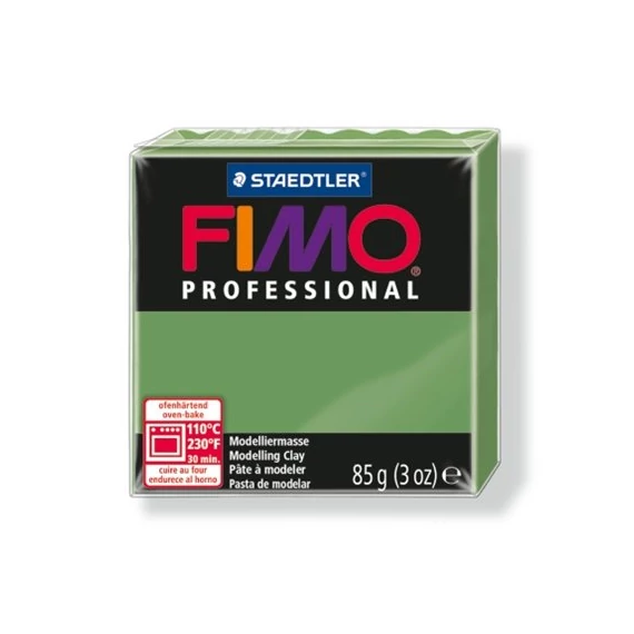 Gyurma, 85 g, égethető, FIMO "Professional", levél zöld