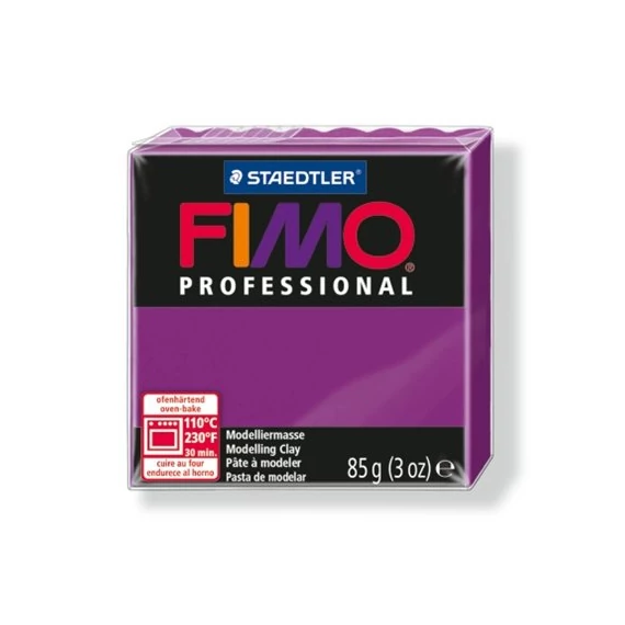 Gyurma, 85 g, égethető, FIMO "Professional", viola