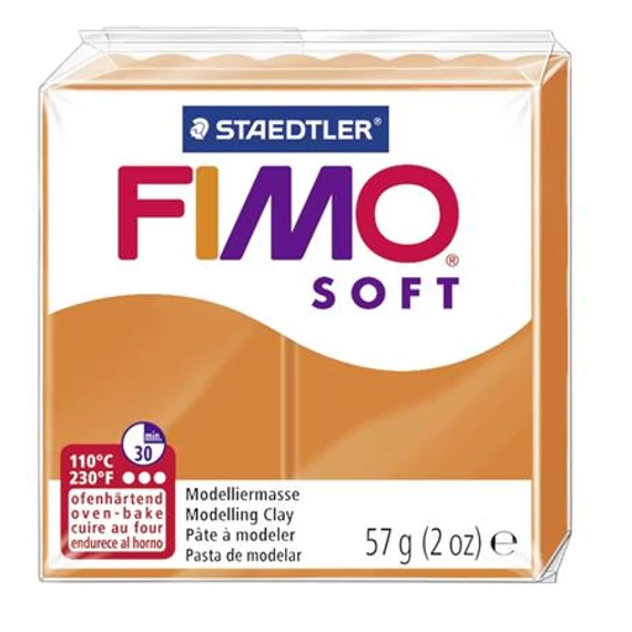 Gyurma, 57 g, égethető, FIMO "Soft", mandarin