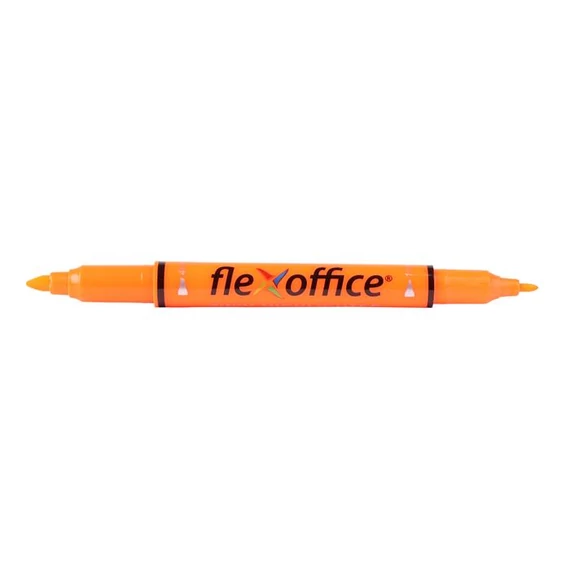 Szövegkiemelő, 1,0/4,0mm, kétvégű, FLEXOFFICE 