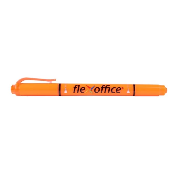 Szövegkiemelő, 1,0/4,0mm, kétvégű, FLEXOFFICE 