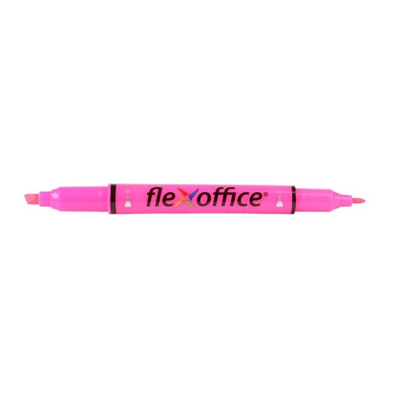 Szövegkiemelő, 1,0/4,0mm, kétvégű, FLEXOFFICE 