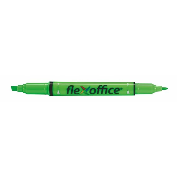 Szövegkiemelő, 1,0/4,0mm, kétvégű, FLEXOFFICE 