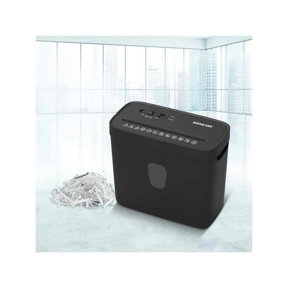 Iratmegsemmisítő, konfetti, 4 lap, SENCOR 