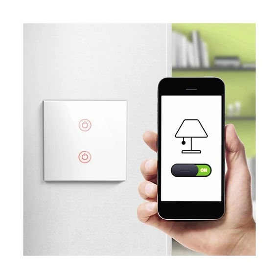 Hama 176551 okos WiFi beépíthető fali kapcsoló