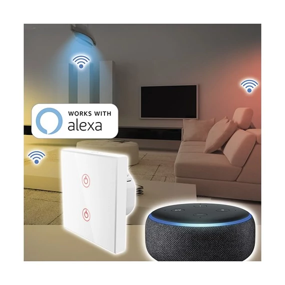 Hama 176551 okos WiFi beépíthető fali kapcsoló