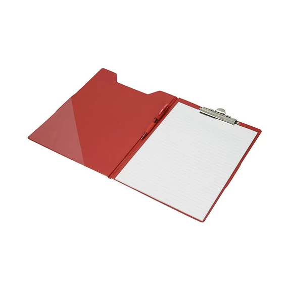 Felírótábla OPTIMA A4 fedeles PP piros