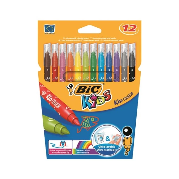 Filctoll BIC Kids 12 db-os készlet
