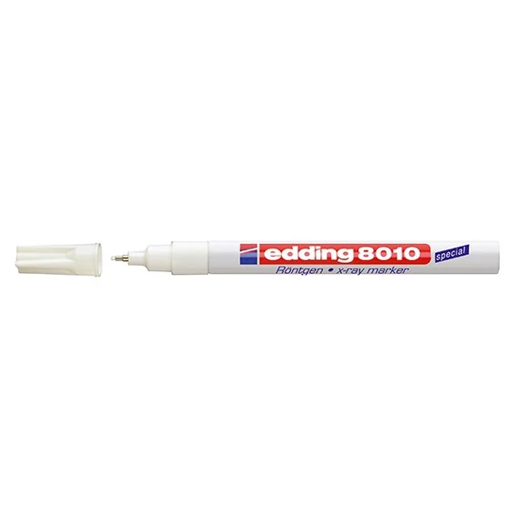 Marker röntgen 0,8mm, Edding 8010 X-RAY fehér