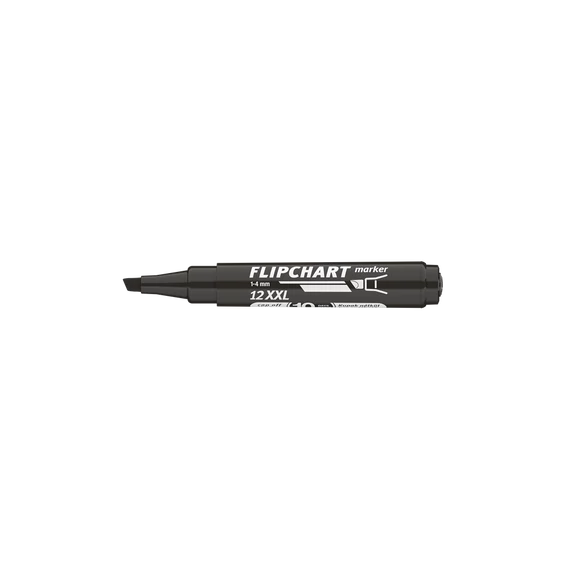 Flipchart marker, 1-4 mm, vágott, ICO 