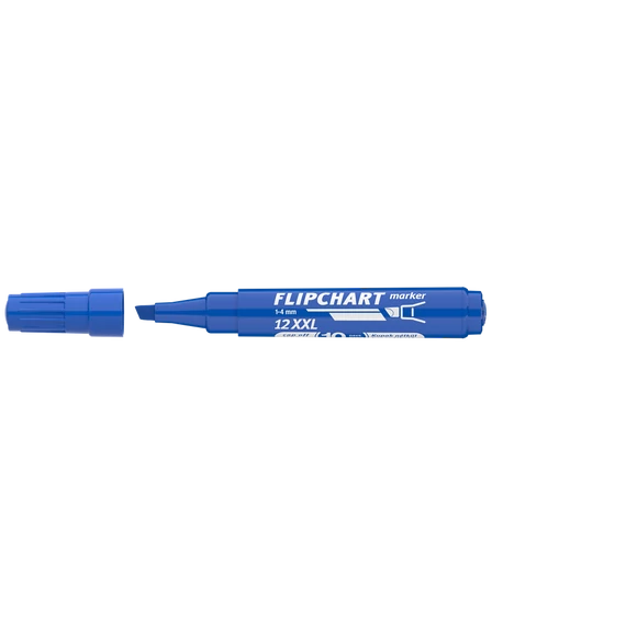 Flipchart marker, 1-4 mm, vágott, ICO "Artip 12 XXL", kék