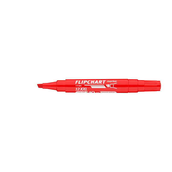Flipchart marker, 1-4 mm, vágott, ICO 