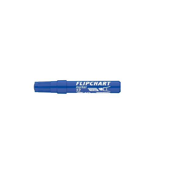 Flipchart marker, 1-4 mm, vágott, ICO 