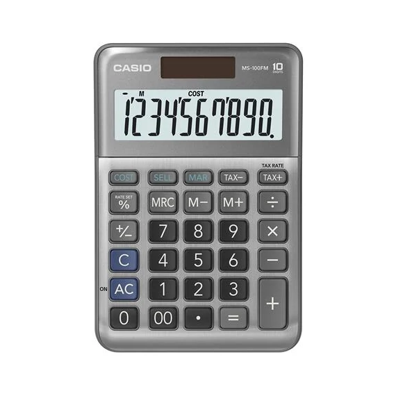 Számológép, asztali, 10 számjegy, CASIO 