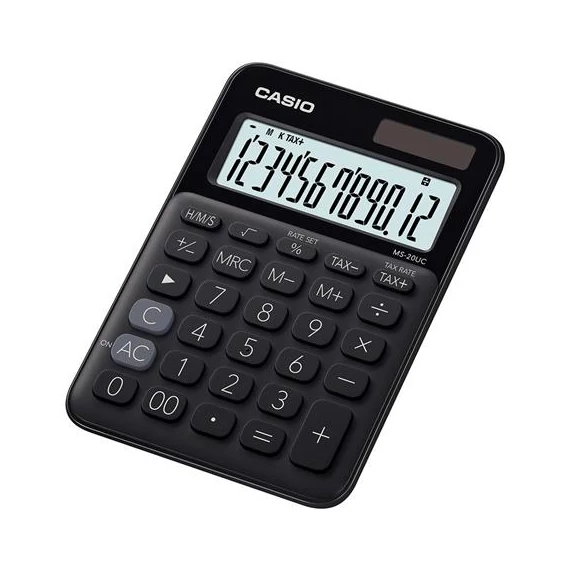 Számológép, asztali, 12 számjegy, CASIO 